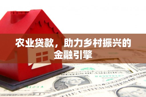 惠山农业贷款，助力乡村振兴的金融引擎