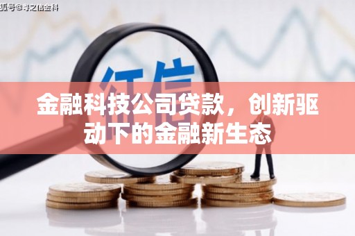 惠山金融科技公司贷款，创新驱动下的金融新生态