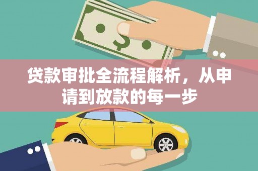 惠山贷款审批全流程解析，从申请到放款的每一步