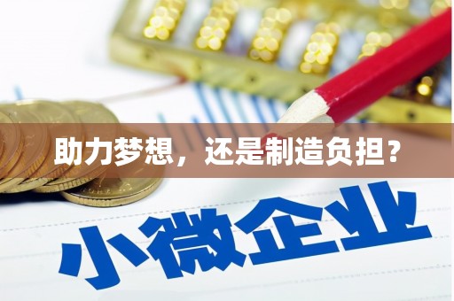 惠山助力梦想，还是制造负担？