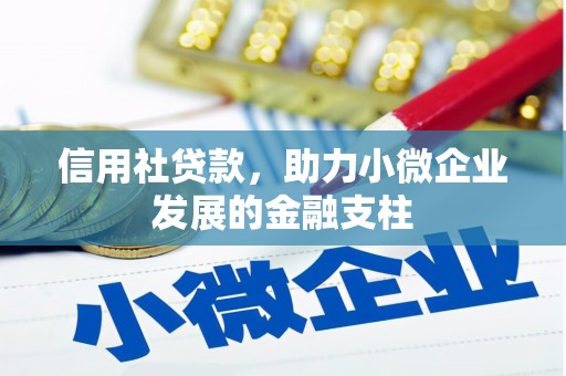 惠山信用社贷款，助力小微企业发展的金融支柱