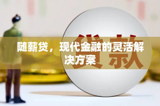 惠山随薪贷，现代金融的灵活解决方案