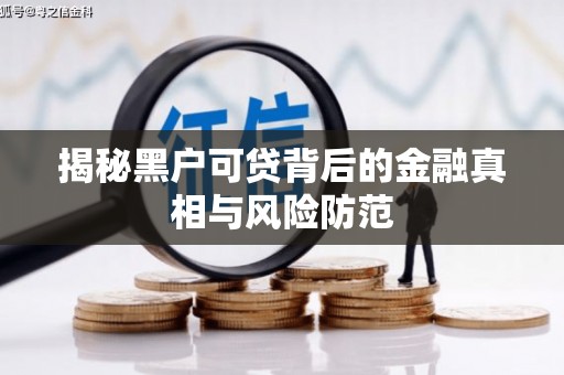 惠山揭秘黑户可贷背后的金融真相与风险防范