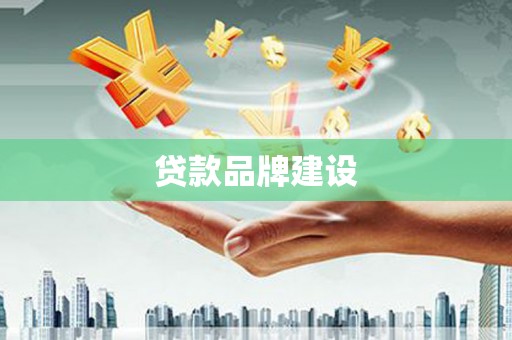 惠山贷款品牌建设
