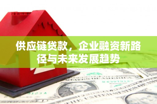 惠山供应链贷款，企业融资新路径与未来发展趋势