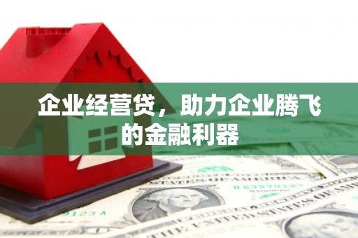 惠山企业经营贷，助力企业腾飞的金融利器