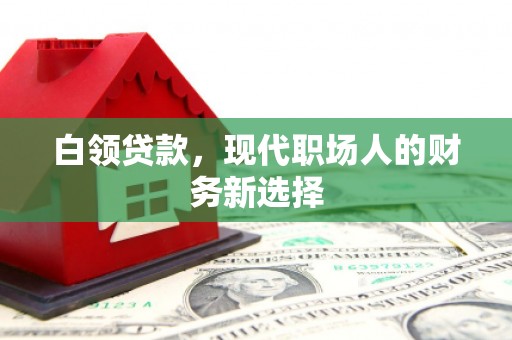 惠山白领贷款，现代职场人的财务新选择