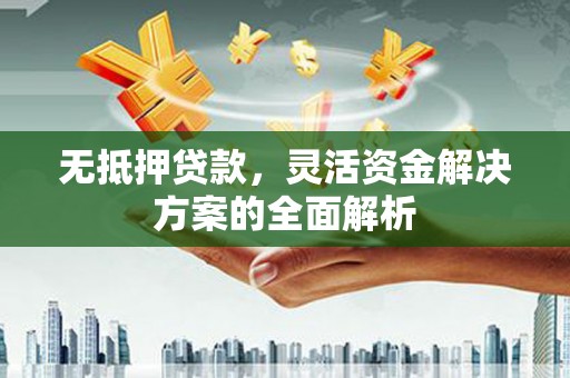 惠山无抵押贷款，灵活资金解决方案的全面解析
