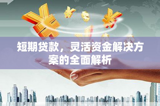 惠山短期贷款，灵活资金解决方案的全面解析