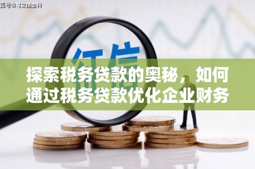 惠山探索税务贷款的奥秘，如何通过税务贷款优化企业财务