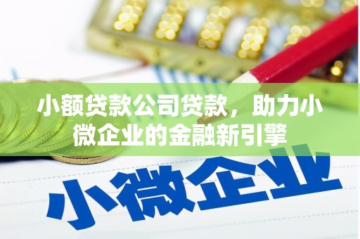 惠山小额贷款公司贷款，助力小微企业的金融新引擎