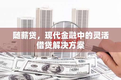 惠山随薪贷，现代金融中的灵活借贷解决方案