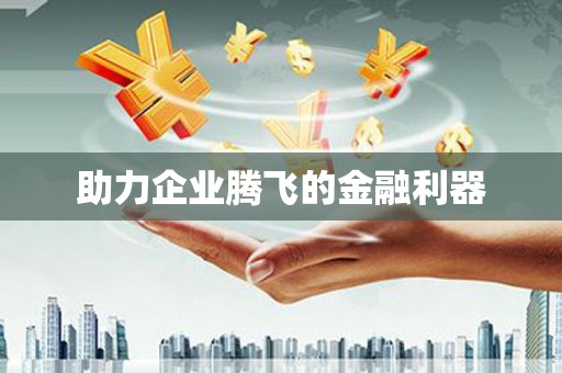 惠山助力企业腾飞的金融利器