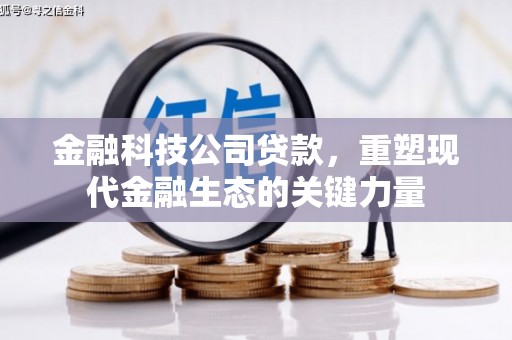 惠山金融科技公司贷款，重塑现代金融生态的关键力量