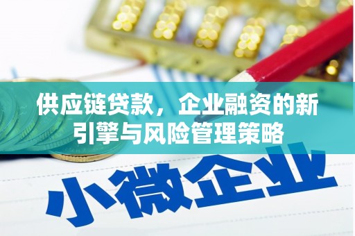 惠山供应链贷款，企业融资的新引擎与风险管理策略
