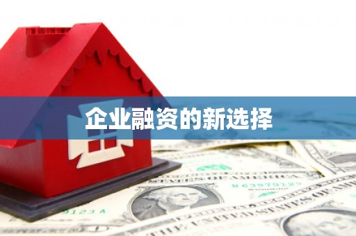 惠山企业融资的新选择