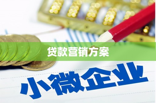 惠山贷款营销方案